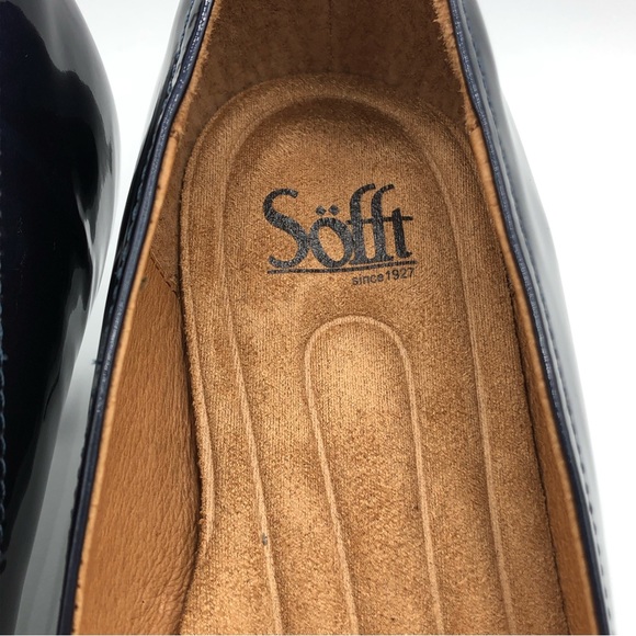 Sofft Altessa II Patent Leather Pump In Marine blue - Picture 9 of 12